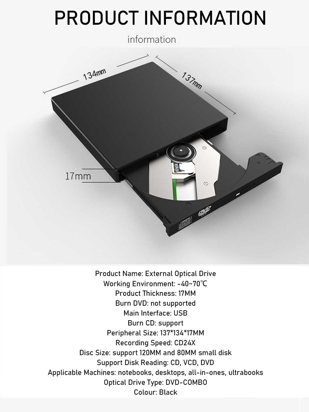 USB20-Portable-Externes-DVD-Optisches-Laufwerk-24X-High-Speed-Recording-Intelligente-Geraumluschunte-1983516-4